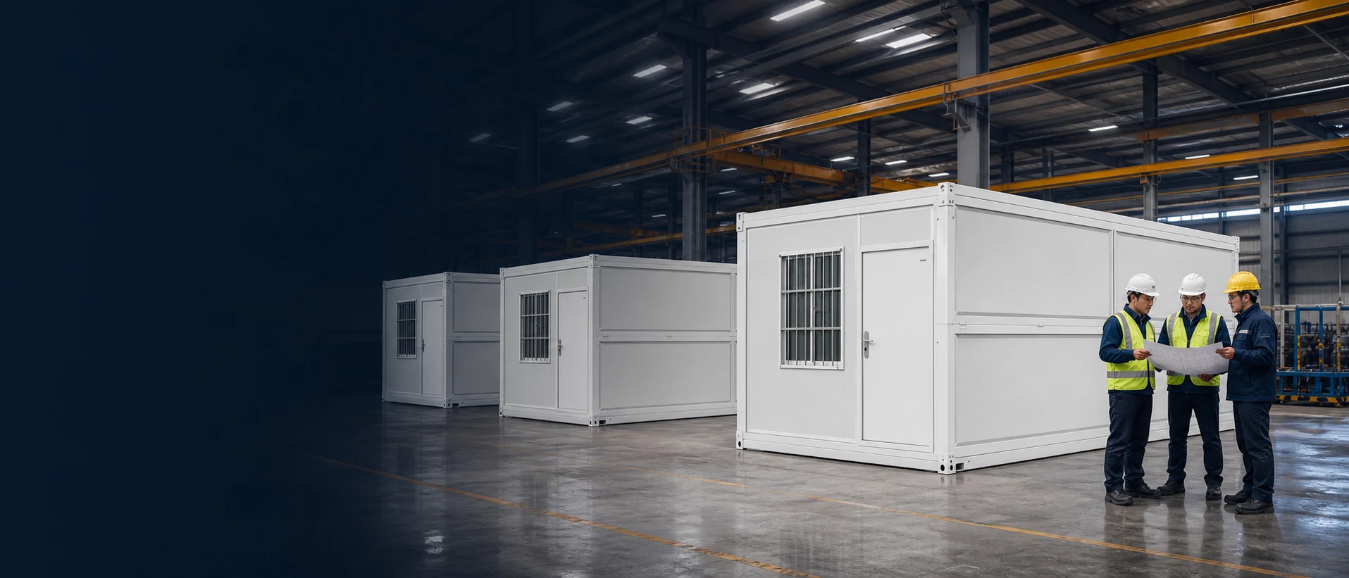 Glorich House modular building manufacturing team