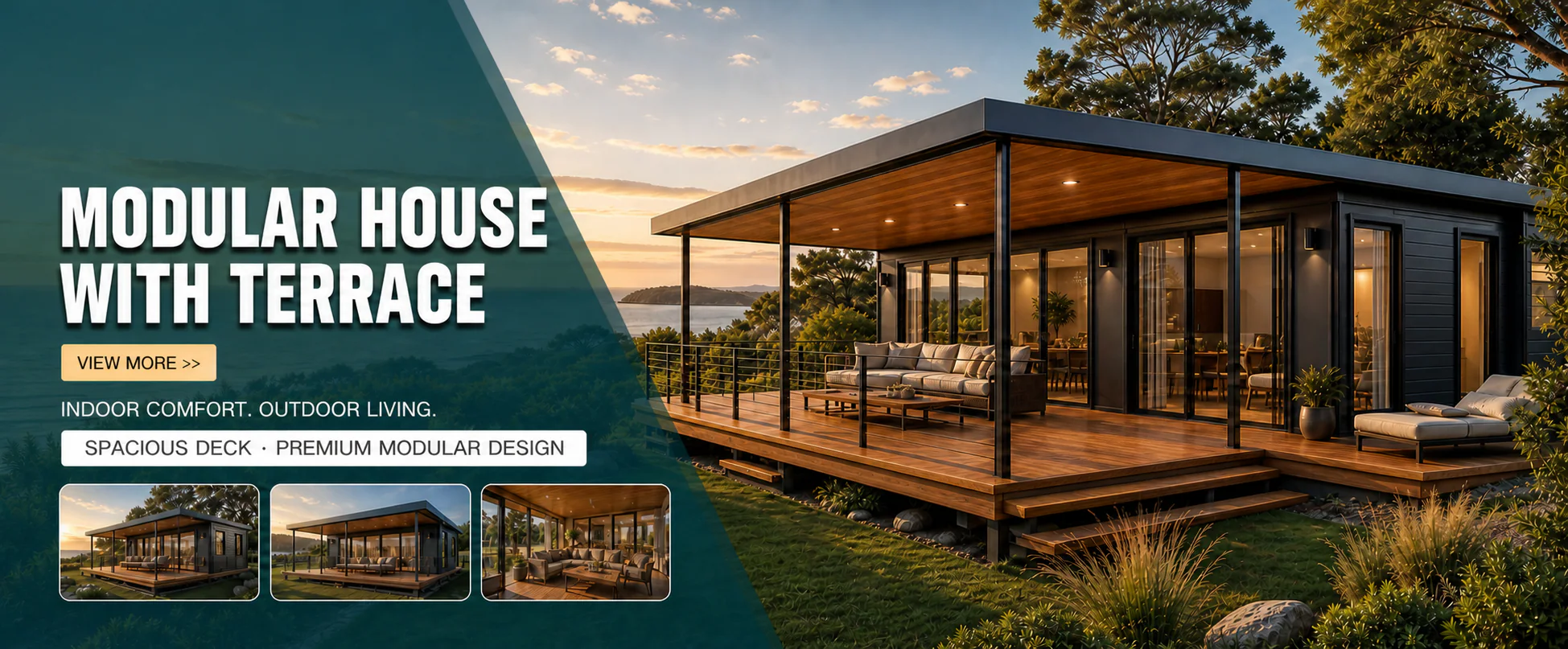 Modular House with Terrace