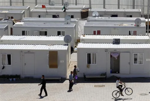 prefab container house for temporary accommodation modular housing units for emergency shelter projects container house camp layout prefab container house exterior view temporary accommodation container house project